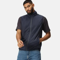 Men's Navigate Fleece Bodywarmer | Navy Seal Grey