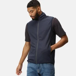 Men's Navigate Fleece Bodywarmer | Navy Seal Grey