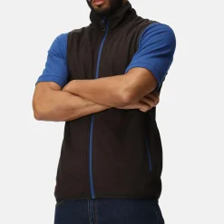 Men's Navigate Fleece Bodywarmer | Black New Royal