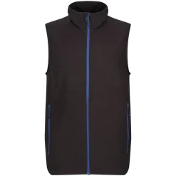 Men's Navigate Fleece Bodywarmer | Black New Royal