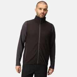 Men's Navigate Fleece Bodywarmer | Black Seal Grey