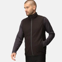 Men's Navigate Fleece Bodywarmer | Black Seal Grey