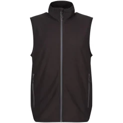 Men's Navigate Fleece Bodywarmer | Black Seal Grey
