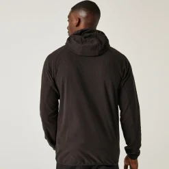 Men's Navigate Full-Zip Fleece | Black Orange Pop