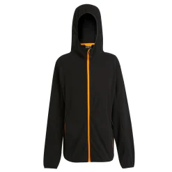 Men's Navigate Full-Zip Fleece | Black Orange Pop
