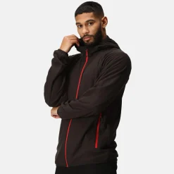 Men's Navigate Full-Zip Fleece | Black Classic Red
