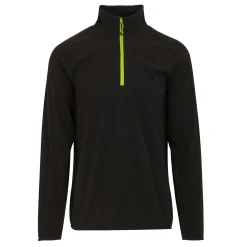 Men's Navigate Half-Zip Fleece | Black Lime Green
