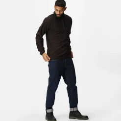 Men's Navigate Half-Zip Fleece | Black Seal Grey