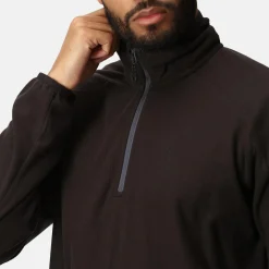 Men's Navigate Half-Zip Fleece | Black Seal Grey