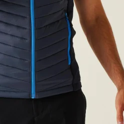 Men's Navigate Hybrid Bodywarmer | Navy French Blue