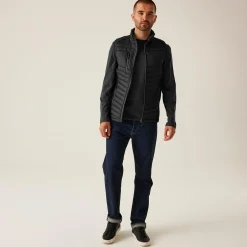 Men's Navigate Hybrid Bodywarmer | Black Seal Grey