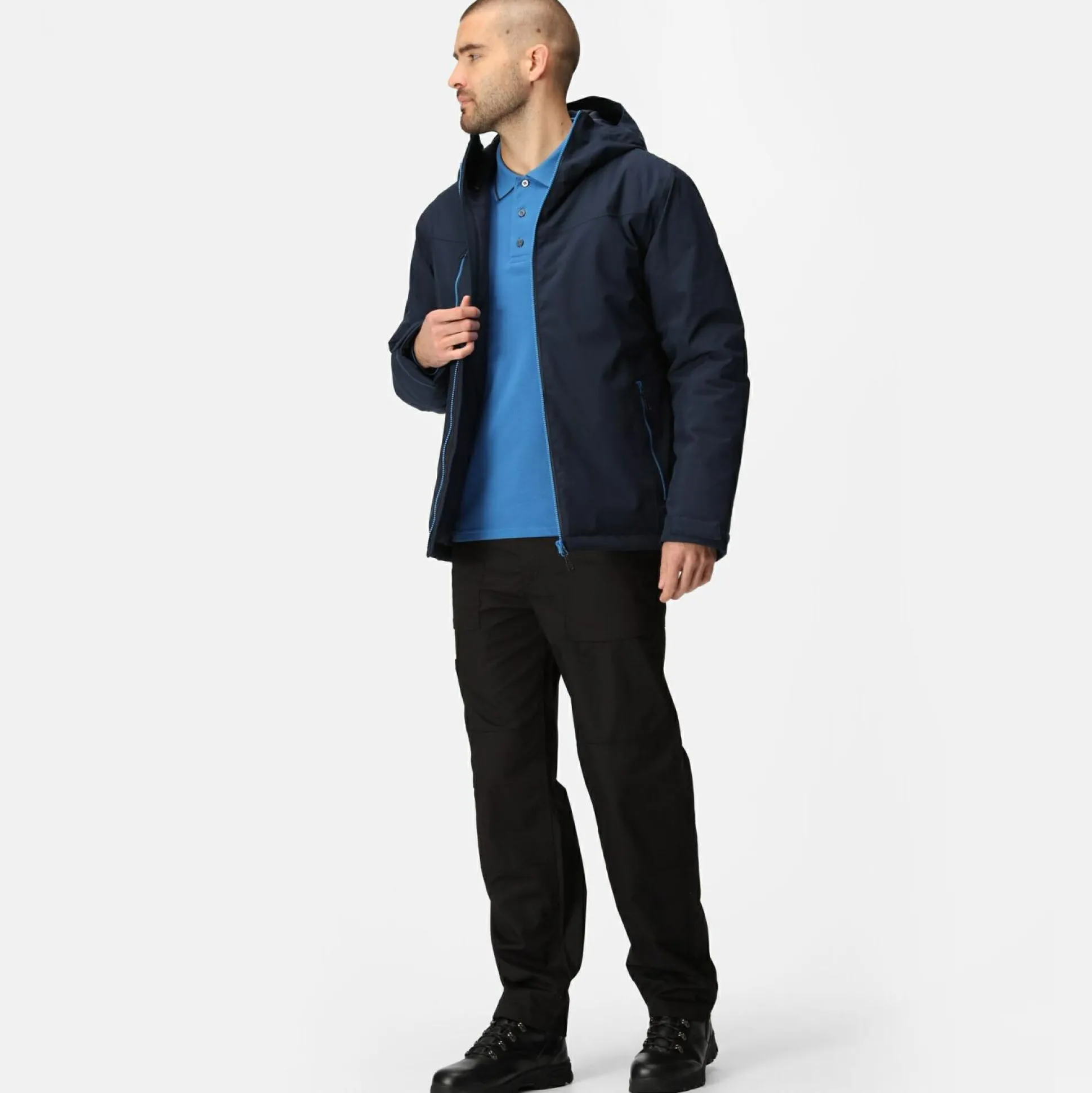 Men's Navigate Insulated Jacket | Navy French Blue