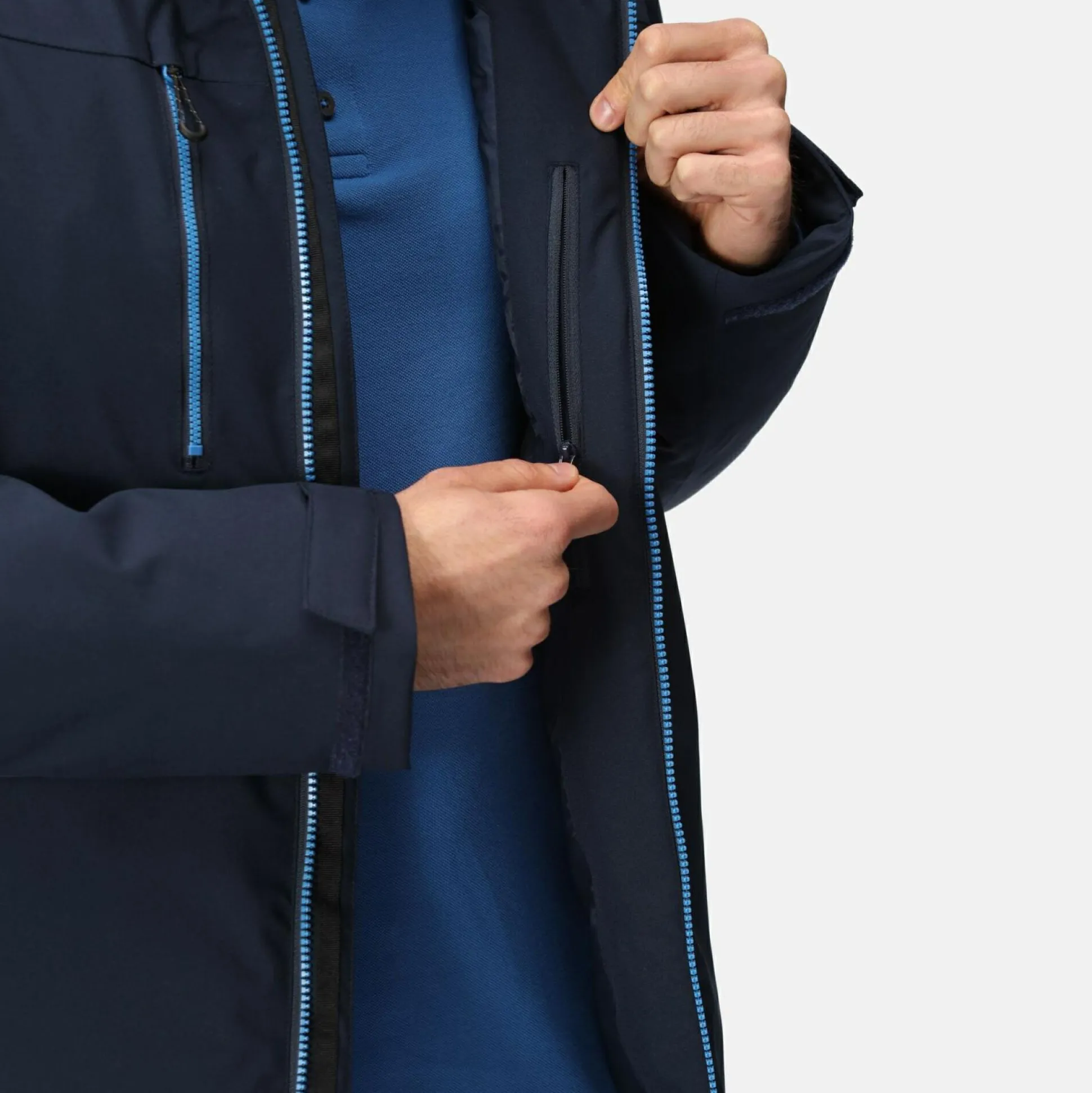 Men's Navigate Insulated Jacket | Navy French Blue
