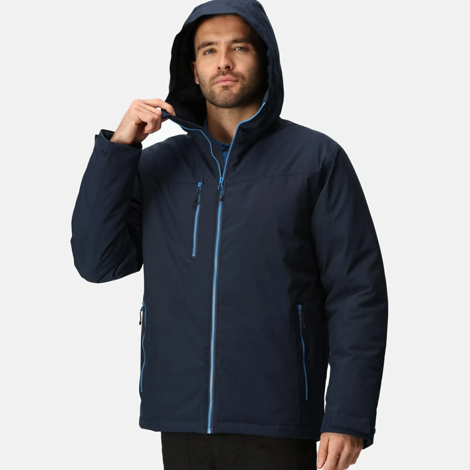 Men's Navigate Insulated Jacket | Navy French Blue