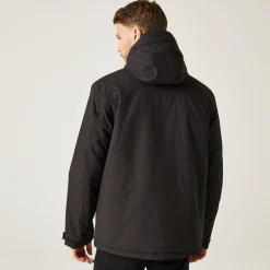 Men's Navigate Insulated Jacket | Black Orange Pop