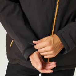 Men's Navigate Insulated Jacket | Black Orange Pop