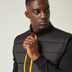 Men's Navigate Thermal Bodywarmer | Black Orange Pop