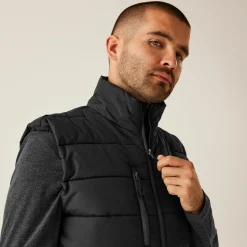 Men's Navigate Thermal Bodywarmer | Black Seal Grey