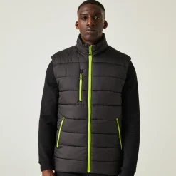Men's Navigate Thermal Bodywarmer | Black Lime Green