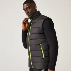 Men's Navigate Thermal Bodywarmer | Black Lime Green