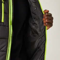 Men's Navigate Thermal Bodywarmer | Black Lime Green