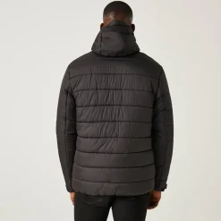 Men's Navigate Thermal Jacket | Black Orange Pop
