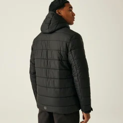 Men's Navigate Thermal Jacket | Black Classic Red