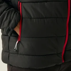 Men's Navigate Thermal Jacket | Black Classic Red