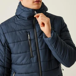 Men's Navigate Thermal Jacket | Navy Seal Grey