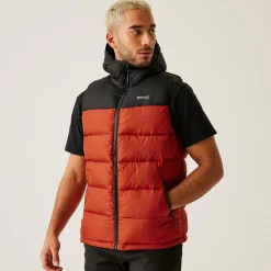 Men's Nevado Heavyweight Gilet | Red Ochre Black