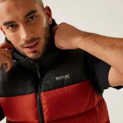 Men's Nevado Heavyweight Gilet | Red Ochre Black