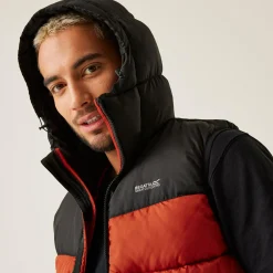 Men's Nevado Heavyweight Gilet | Red Ochre Black