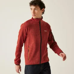 Men's Newhill Full Zip Fleece | Red Ochre