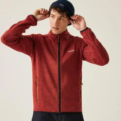 Men's Newhill Full Zip Fleece | Red Ochre