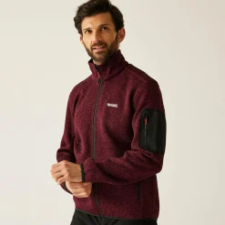 Men's Newhill Full Zip Fleece | Dark Maroon
