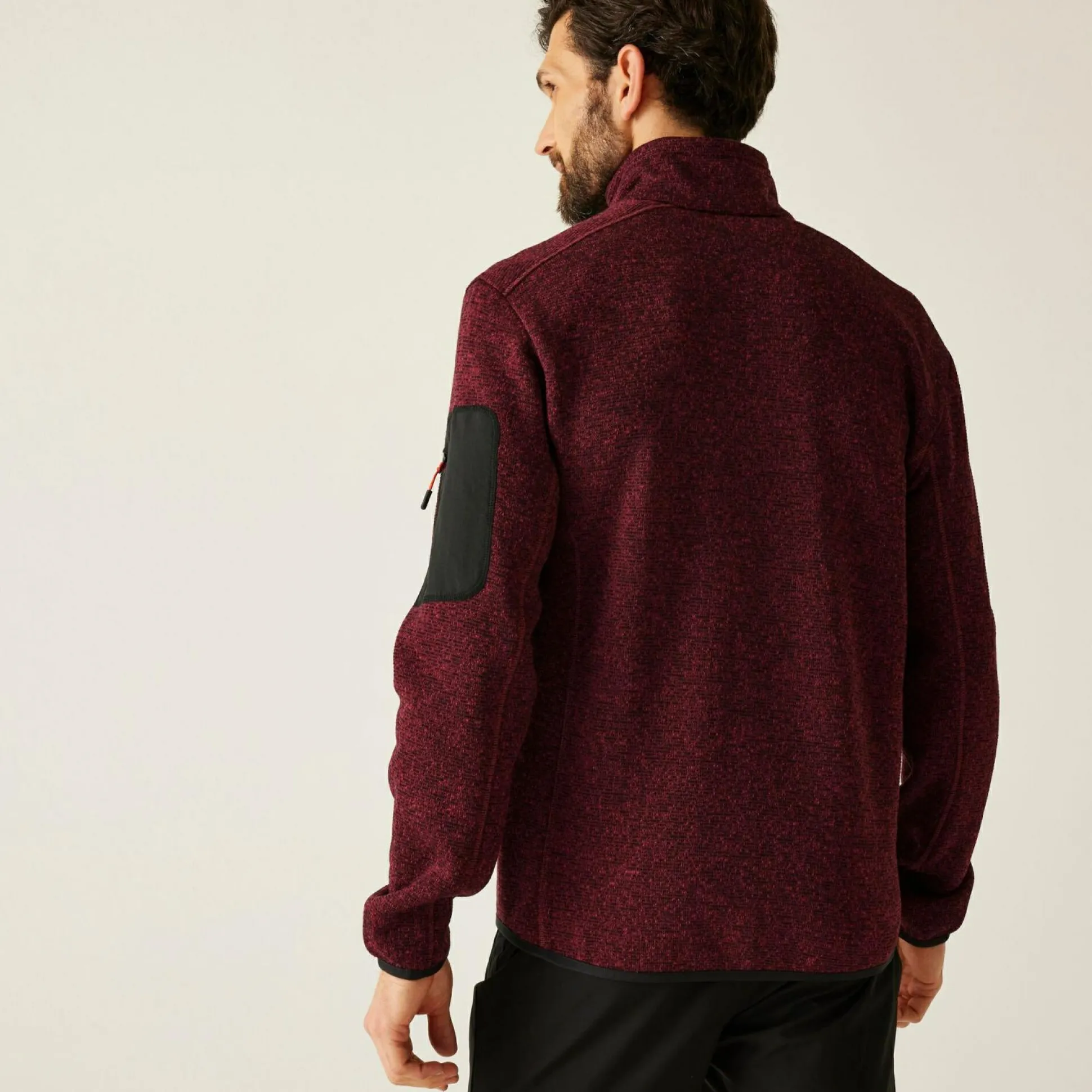 Men's Newhill Full Zip Fleece | Dark Maroon