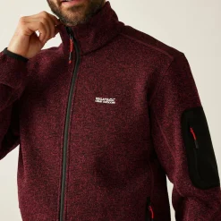 Men's Newhill Full Zip Fleece | Dark Maroon