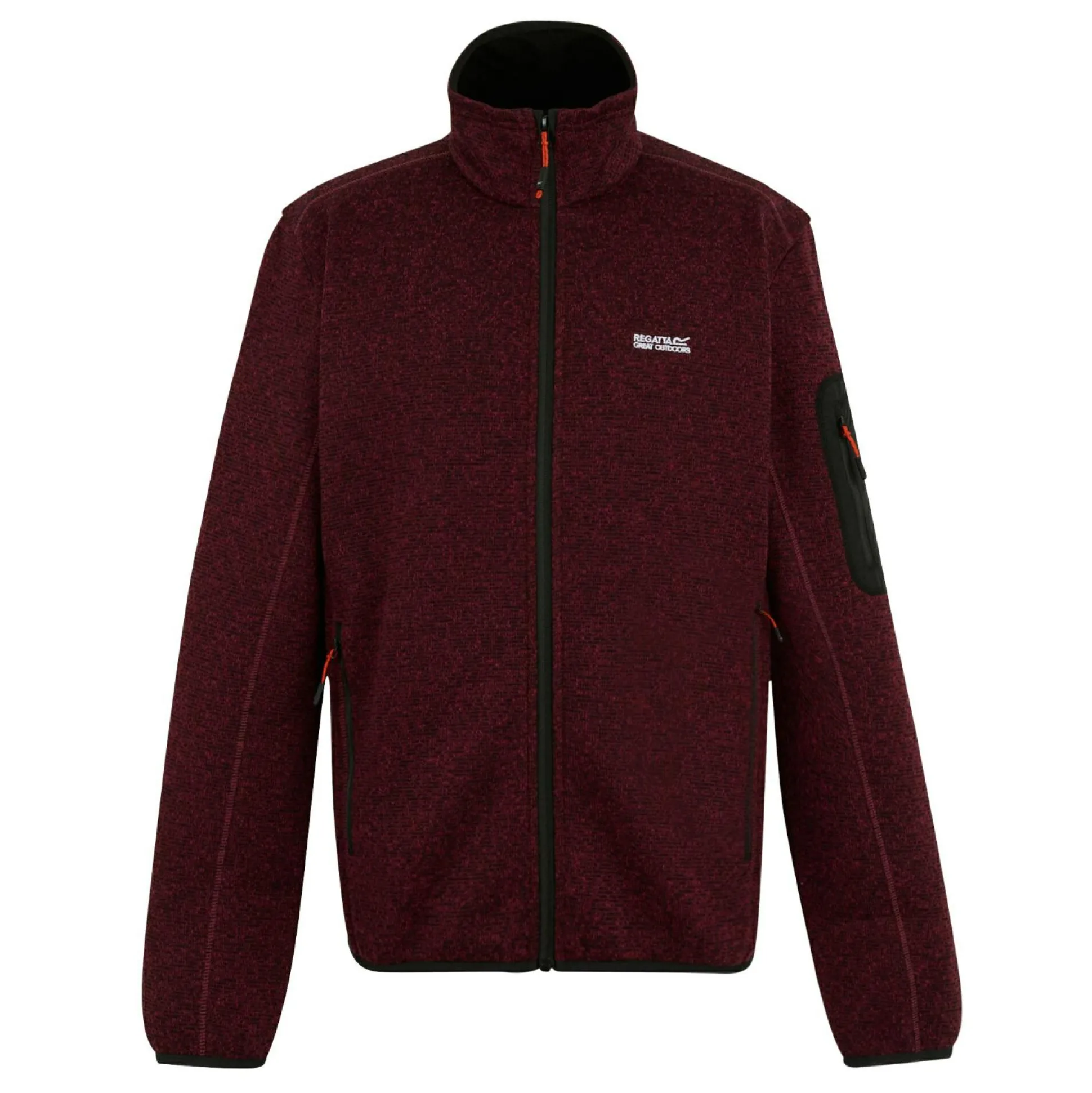 Men's Newhill Full Zip Fleece | Dark Maroon