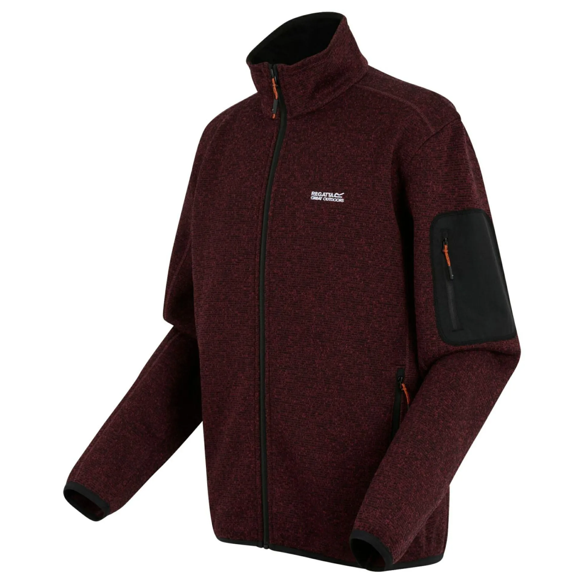 Men's Newhill Full Zip Fleece | Dark Maroon