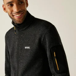Men's Newhill Full Zip Fleece | Black