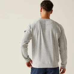 Men's Nithsdale Crewneck Sweatshirt | Grey Marl Linear Mountain