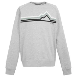 Men's Nithsdale Crewneck Sweatshirt | Grey Marl Linear Mountain