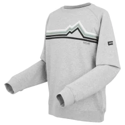 Men's Nithsdale Crewneck Sweatshirt | Grey Marl Linear Mountain