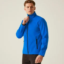 Men's Octagon II Printable 3 Layer Membrane Softshell Jacket | Oxford Blue Black