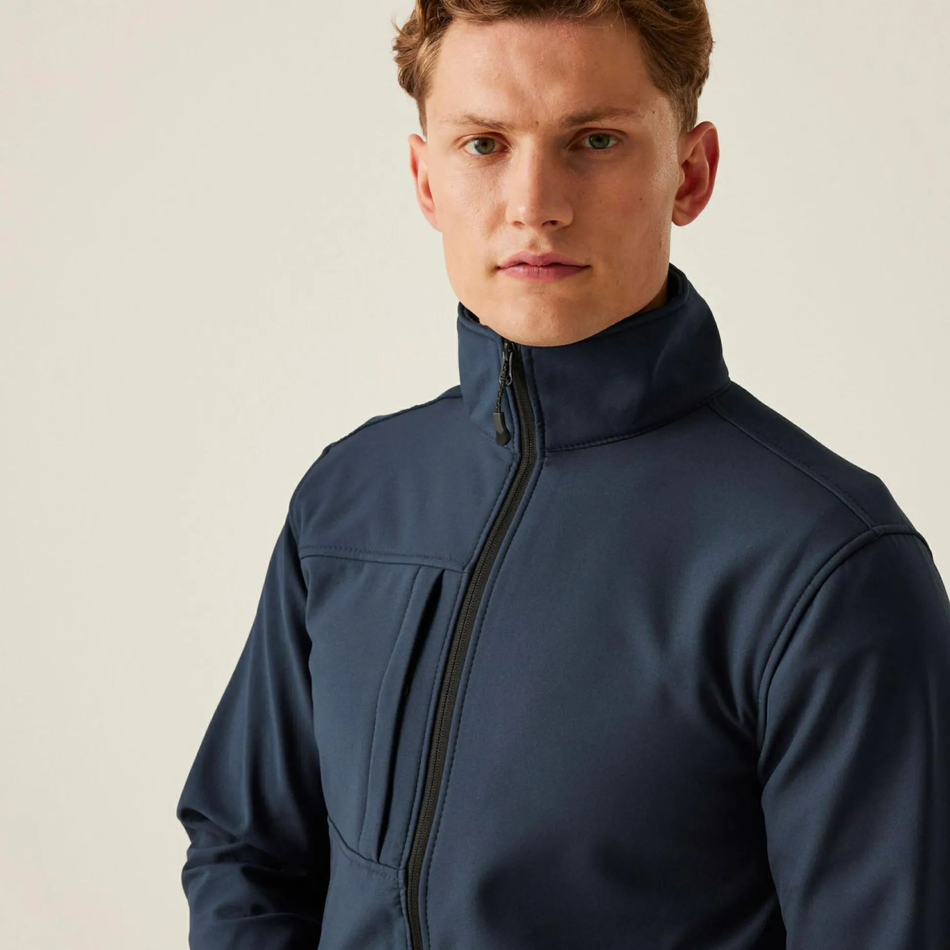 Men's Octagon II Printable 3 Layer Membrane Softshell Jacket | Navy Seal Grey