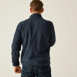 Men's Omicron III Waterproof Breathable Full Zip Fleece | Navy