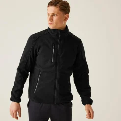 Men's Omicron III Waterproof Breathable Full Zip Fleece | Black