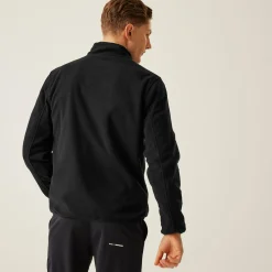 Men's Omicron III Waterproof Breathable Full Zip Fleece | Black