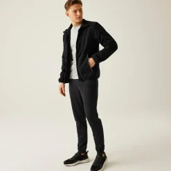 Men's Omicron III Waterproof Breathable Full Zip Fleece | Black