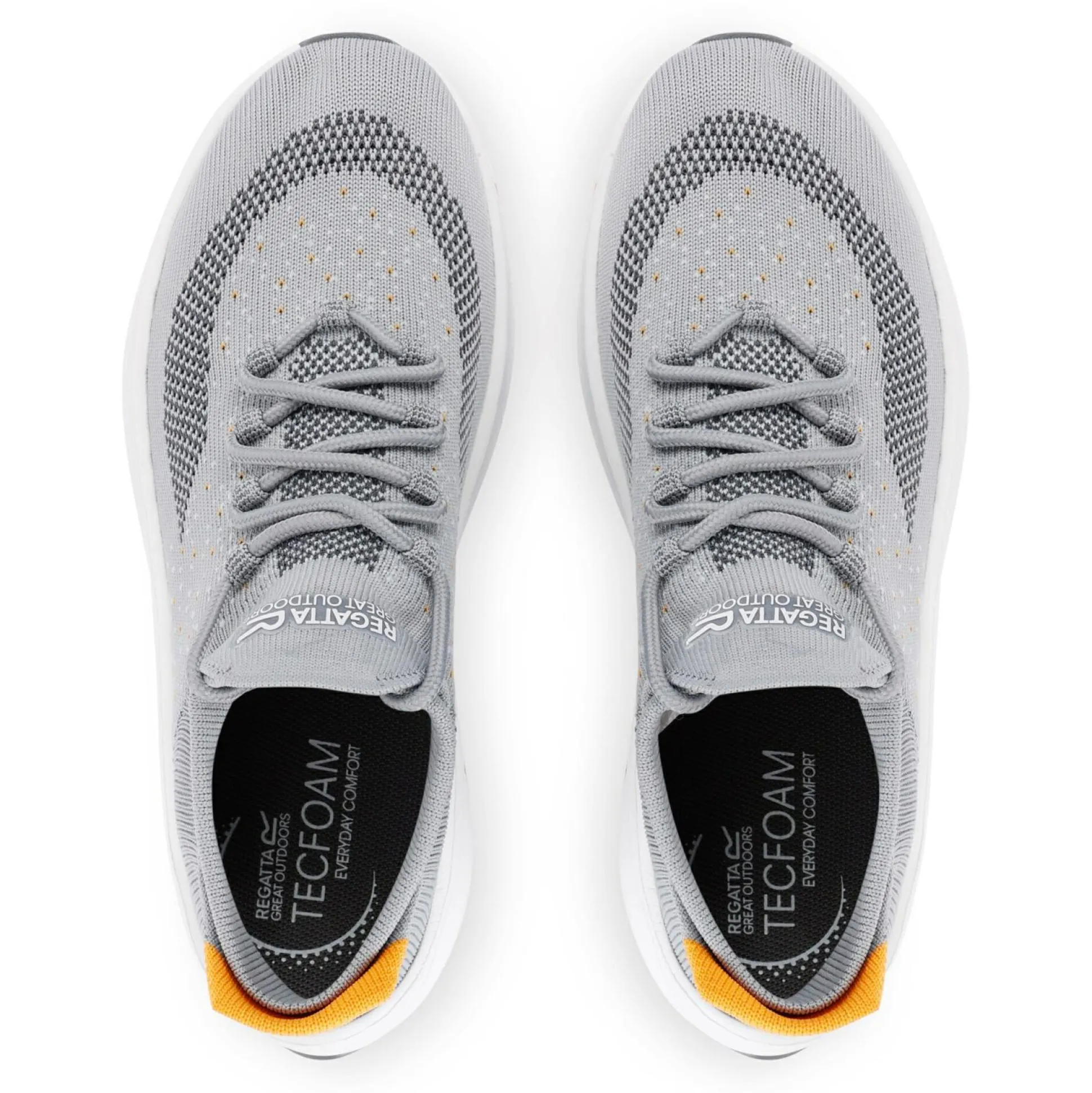 Men's Orton Trainers | Storm Grey Orange